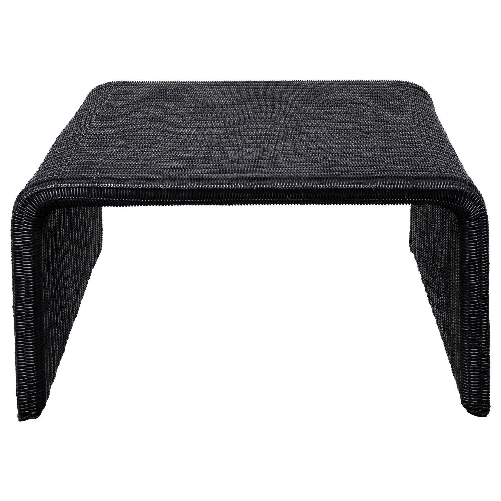 Cahya 3-piece Rattan Coffee and End Table Set Black - Tampa Furniture Outlet