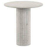 Astoria 3-piece Marble Coffee and End Table Set White - Tampa Furniture Outlet