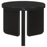 Cordova 2-piece Solid Wood Coffee and End Table Set Black - Tampa Furniture Outlet