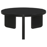 Cordova 3-piece Solid Wood Coffee and End Table Set Black - Tampa Furniture Outlet