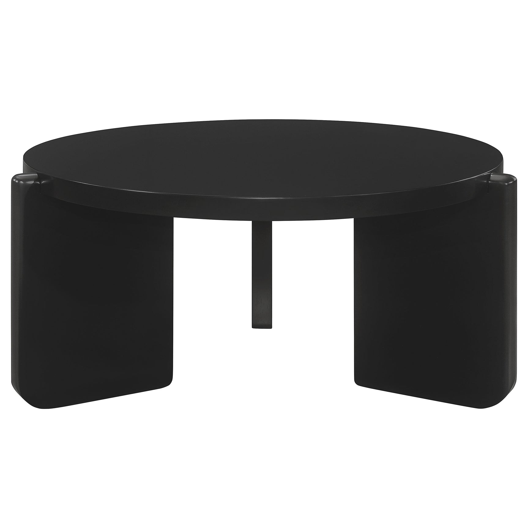 Cordova 3-piece Solid Wood Coffee and End Table Set Black - Tampa Furniture Outlet