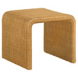 Tampa Furniture Outlet - Coaster - Cahya Square Woven Rattan End Table Natural - 709817