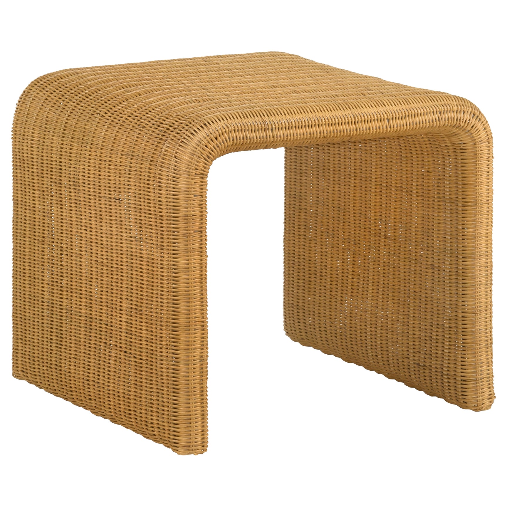 Tampa Furniture Outlet - Coaster - Cahya Square Woven Rattan End Table Natural - 709817