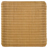 Cahya Square Woven Rattan End Table Natural - Tampa Furniture Outlet
