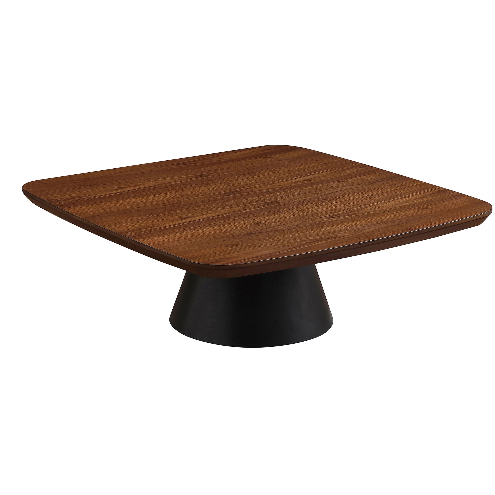 Eason 2-piece Coffee Table Set Walnut and Black - Tampa Furniture Outlet