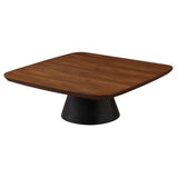Eason 2-piece Coffee Table Set Walnut and Black - Tampa Furniture Outlet