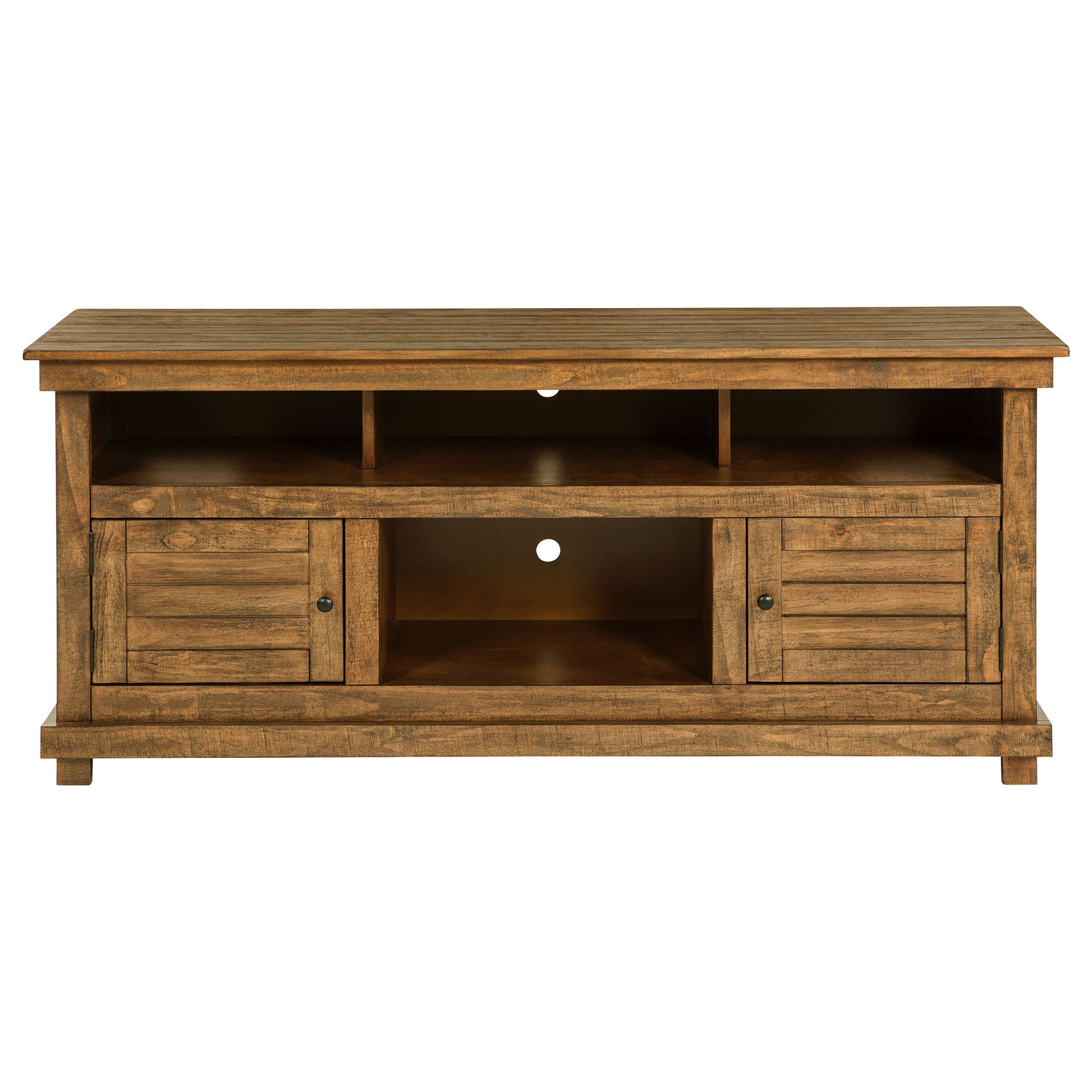 Payne 60-inch TV Stand Media Console Distressed Brown - Tampa Furniture Outlet