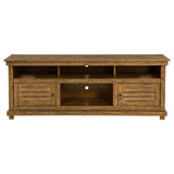 Payne 70-inch TV Stand Media Console Distressed Brown - Tampa Furniture Outlet