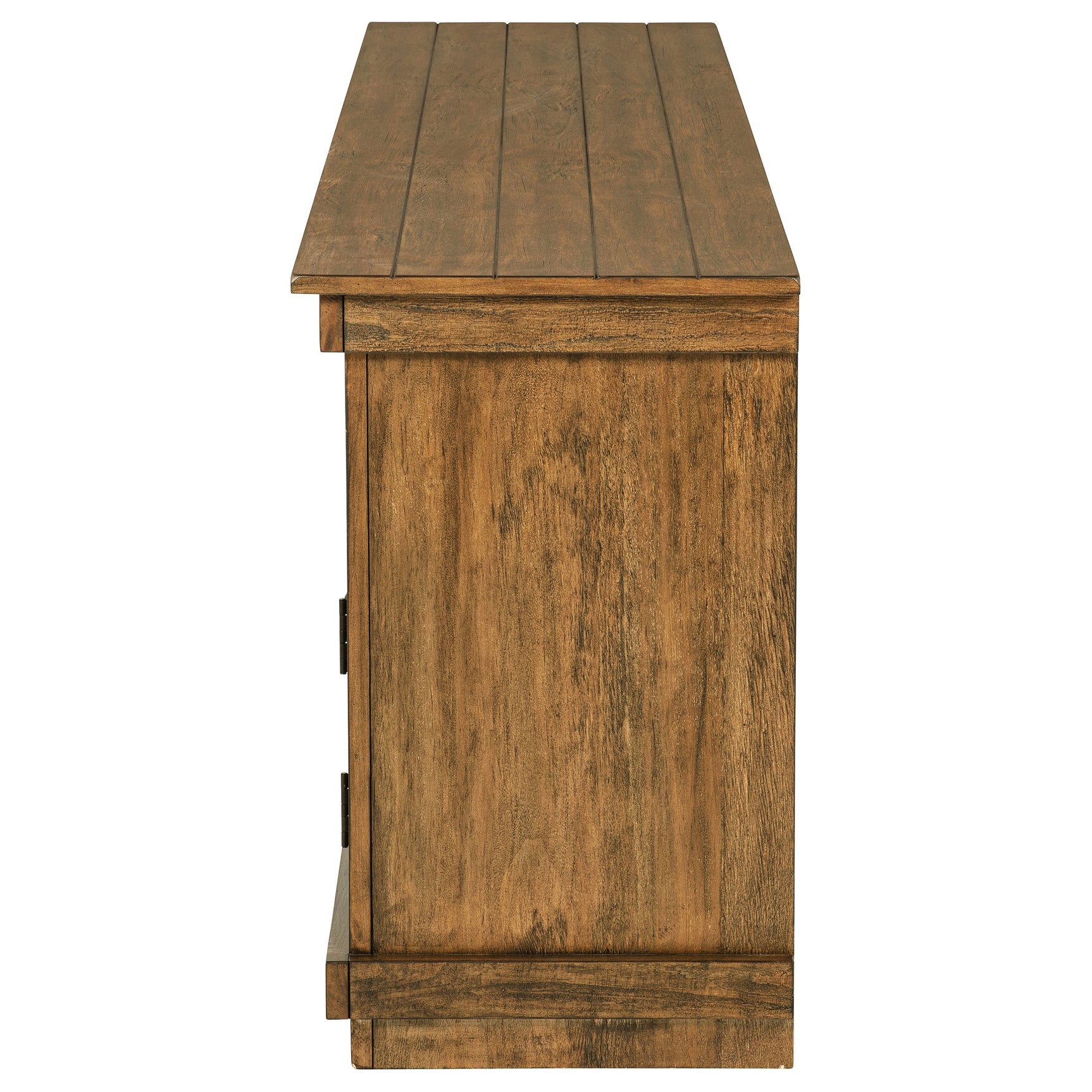 Payne 70-inch TV Stand Media Console Distressed Brown - Tampa Furniture Outlet