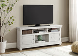 Payne 60-inch TV Stand Media Console Distressed White - Tampa Furniture Outlet