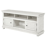 Payne 60-inch TV Stand Media Console Distressed White - Tampa Furniture Outlet