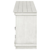 Payne 60-inch TV Stand Media Console Distressed White - Tampa Furniture Outlet