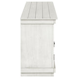 Payne 60-inch TV Stand Media Console Distressed White - Tampa Furniture Outlet