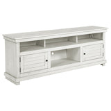 Tampa Furniture Outlet - Coaster - Payne 70-inch TV Stand Media Console Distressed White - 710053