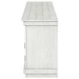 Payne 70-inch TV Stand Media Console Distressed White - Tampa Furniture Outlet