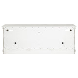 Payne 70-inch TV Stand Media Console Distressed White - Tampa Furniture Outlet