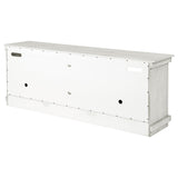 Payne 70-inch TV Stand Media Console Distressed White - Tampa Furniture Outlet