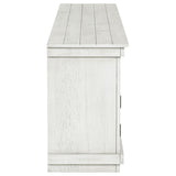 Payne 70-inch TV Stand Media Console Distressed White - Tampa Furniture Outlet