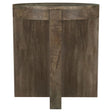 Tampa Furniture Outlet - Coaster - Kinkaid Round Solid Mango Wood End Table Brown - 710137
