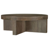 Kinkaid 2-piece Solid Wood Coffee and End Table Set Brown - Tampa Furniture Outlet