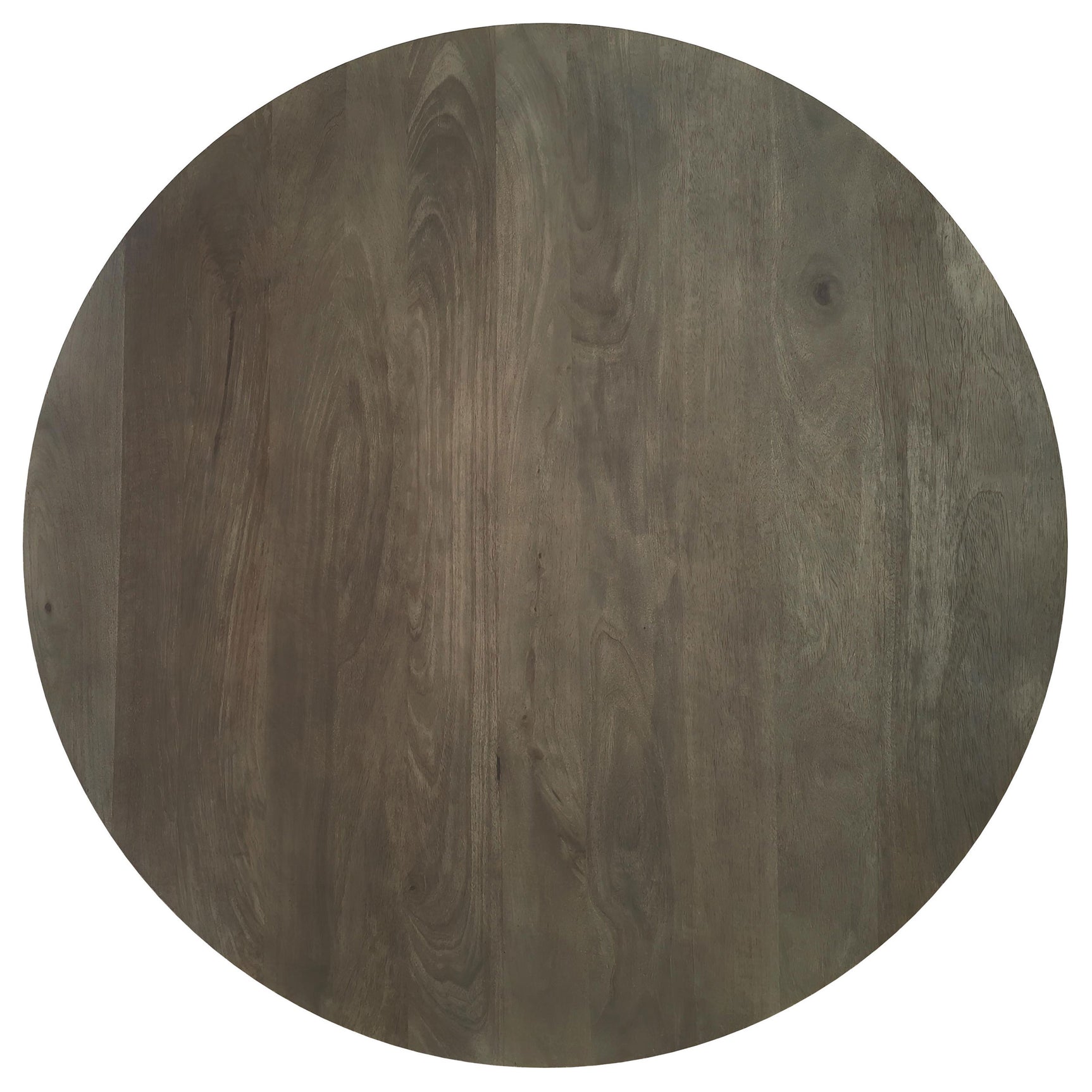 Kinkaid Round Solid Mango Wood Coffee Table Brown - Tampa Furniture Outlet