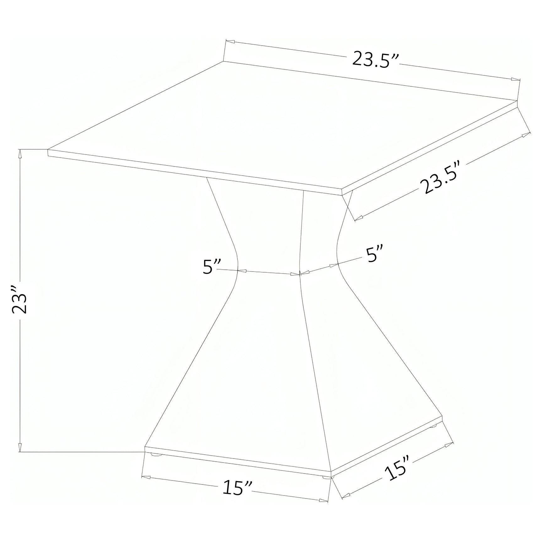 Jenny Glass Top Stainless Steel Side End Table Chrome - Tampa Furniture Outlet