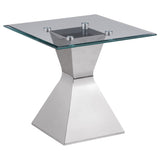 Jenny 2-piece Rectangular Coffee and End Table Set Chrome - Tampa Furniture Outlet