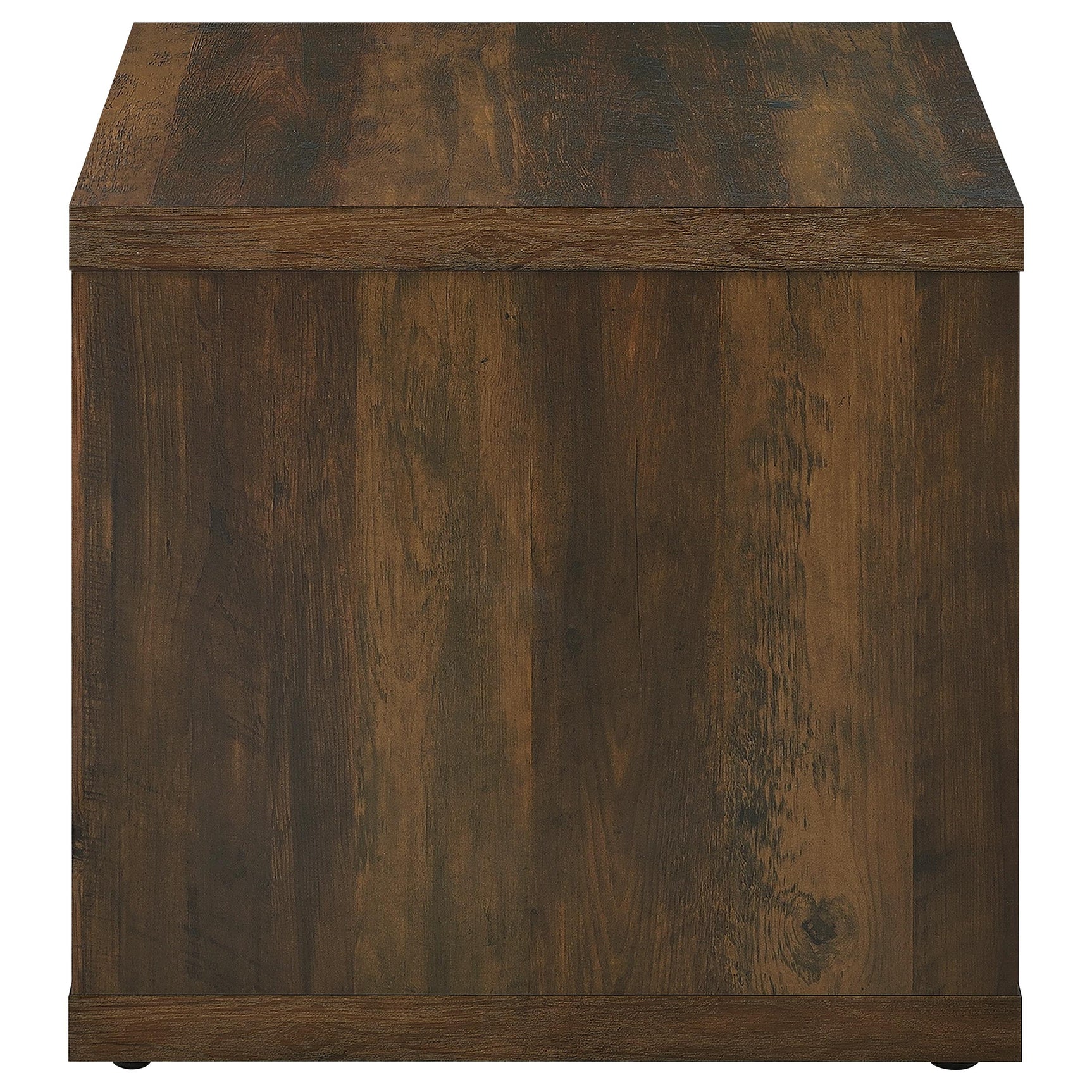 Frisco Square Engineered Wood Side End Table Dark Pine - Tampa Furniture Outlet
