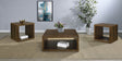 Tampa Furniture Outlet - Coaster - Frisco 3-piece Coffee and End Table Set Dark Pine - 710508-S3