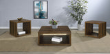 Tampa Furniture Outlet - Coaster - Frisco 3-piece Coffee and End Table Set Dark Pine - 710508-S3