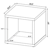 Frisco 3-piece Coffee and End Table Set Dark Pine - Tampa Furniture Outlet