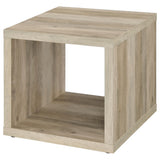 Frisco 2-piece Coffee and End Table Set Distressed Pine - Tampa Furniture Outlet