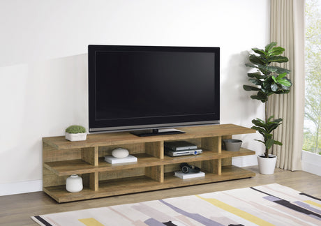 Cartmill 78-inch 2-tier TV Stand Media Console Mango - Tampa Furniture Outlet