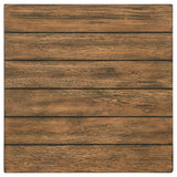 Payne Wood End Table with Shelf Distressed Brown - Tampa Furniture Outlet