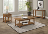 Payne 1-drawer Wood End Table with Shelf Distressed Brown - Tampa Furniture Outlet