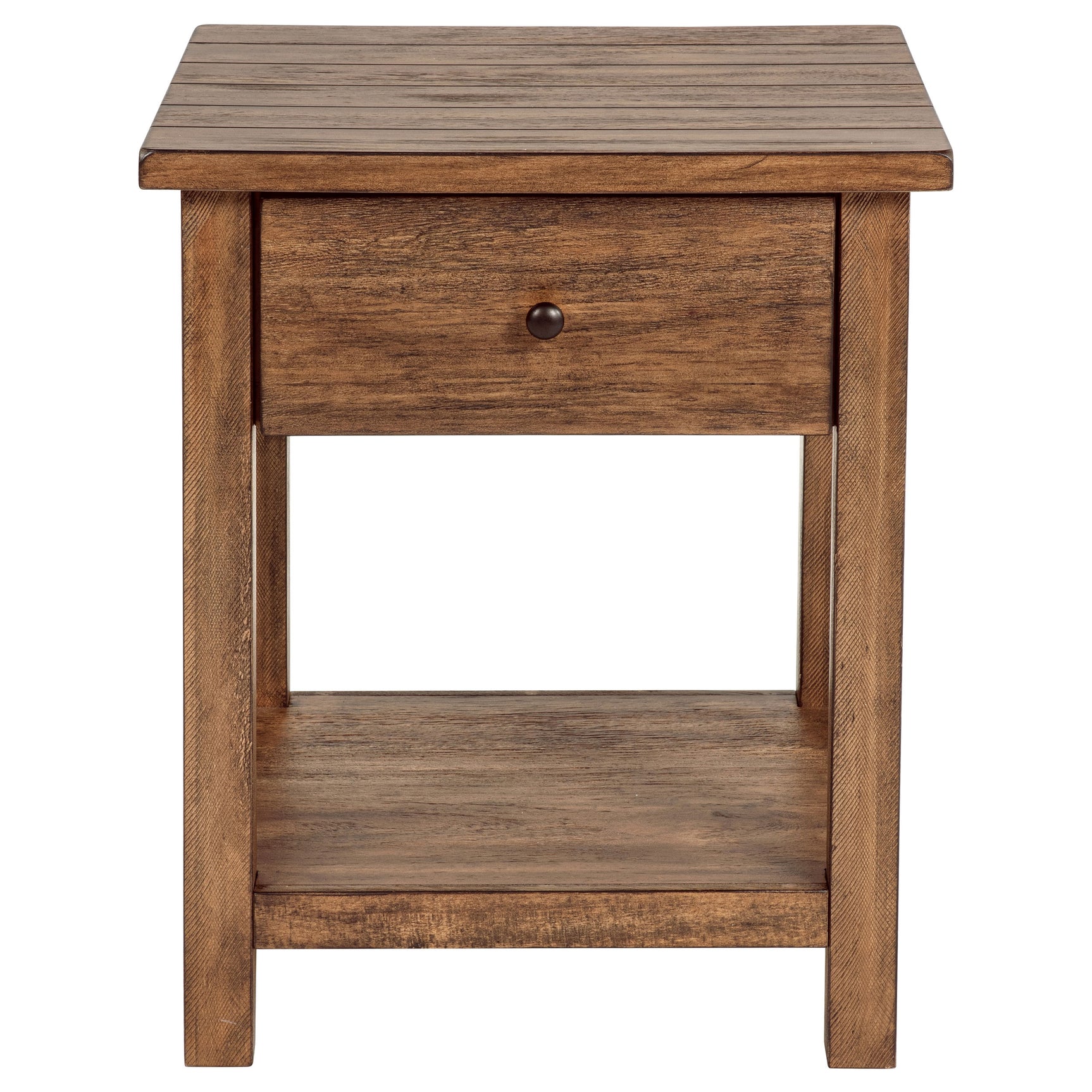 Payne 3-piece Coffee and 1-drawer End Table Set Brown - Tampa Furniture Outlet