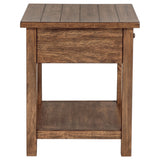 Payne 3-piece Coffee and 1-drawer End Table Set Brown - Tampa Furniture Outlet