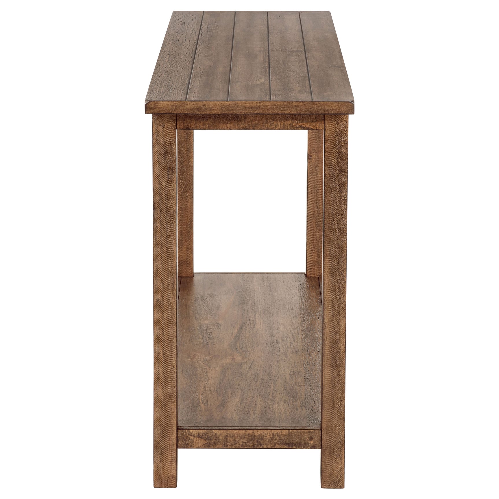 Payne Wood Entryway Sofa Console Table Distressed Brown - Tampa Furniture Outlet