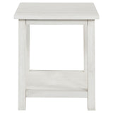 Payne 2-piece Coffee and End Table Set Distressed White - Tampa Furniture Outlet