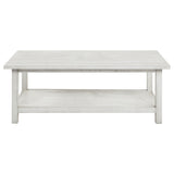 Payne 2-piece Coffee and End Table Set Distressed White - Tampa Furniture Outlet