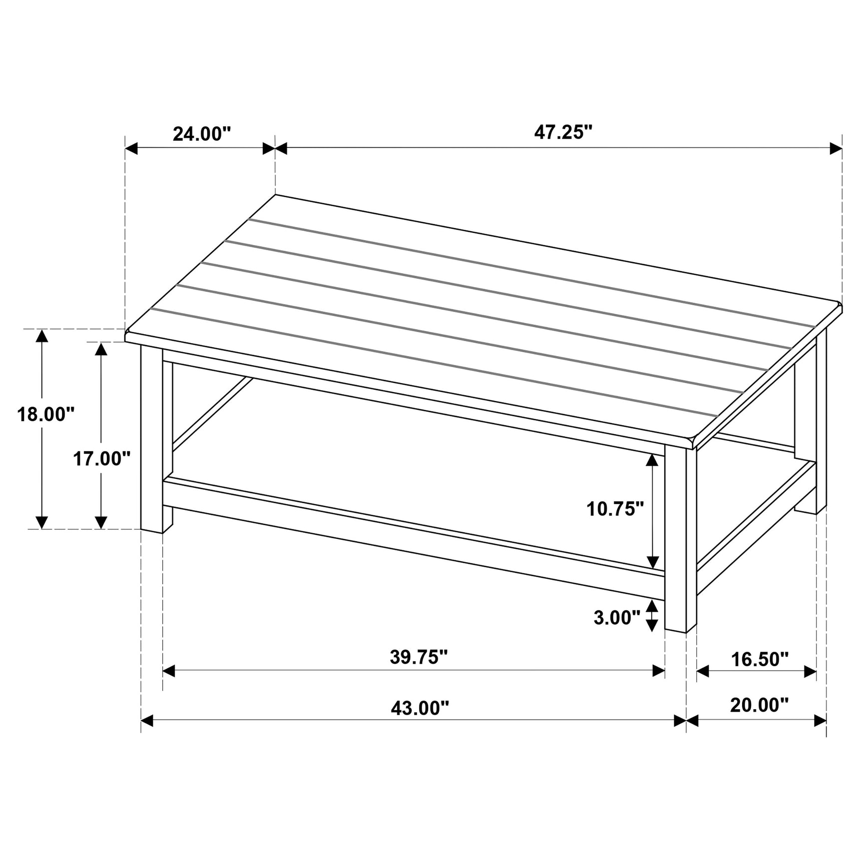 Payne 2-piece Coffee and End Table Set Distressed White - Tampa Furniture Outlet