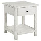 Payne 2-piece Coffee and 1-drawer End Table Set White - Tampa Furniture Outlet