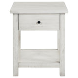 Payne 2-piece Coffee and 1-drawer End Table Set White - Tampa Furniture Outlet
