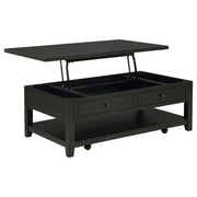 Tampa Furniture Outlet - Coaster - Payne 48-inch Mobile Lift Top Coffee Table Distressed Java - 710565