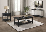 Payne 1-drawer Wood End Table with Shelf Distressed Java - Tampa Furniture Outlet