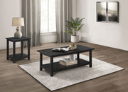 Tampa Furniture Outlet - Coaster - Payne 2-piece Coffee and End Table Set Distressed Java - 710568-S2A