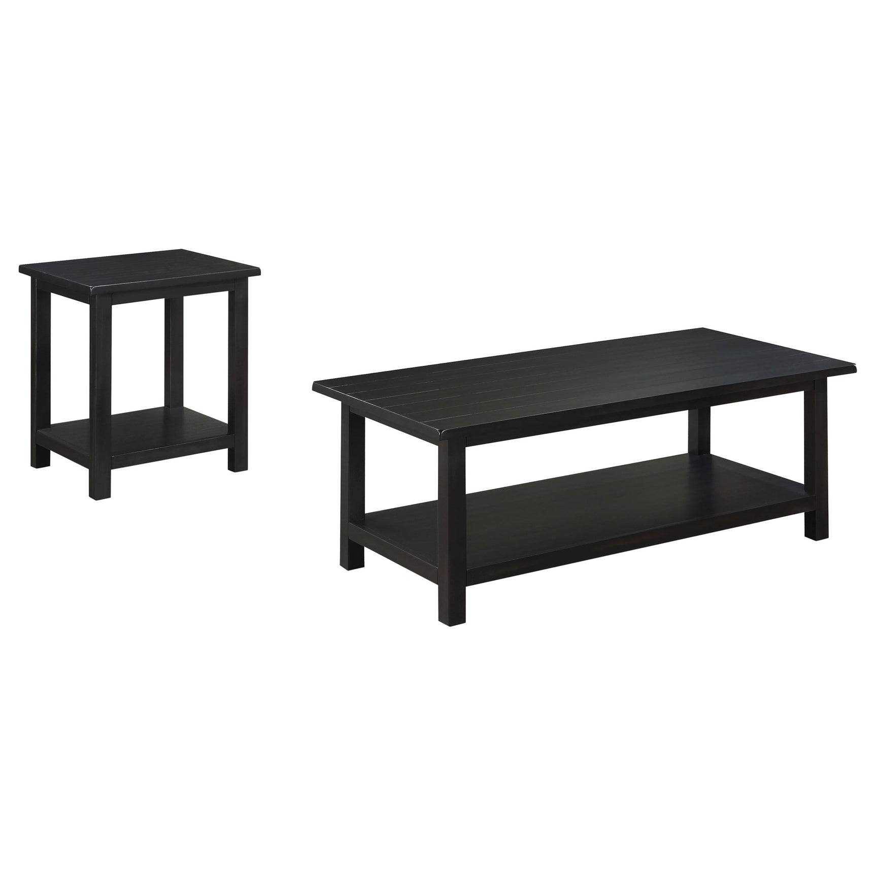 Payne 2-piece Coffee and End Table Set Distressed Java - Tampa Furniture Outlet