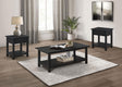 Tampa Furniture Outlet - Coaster - Payne 3-piece Coffee and 1-drawer End Table Set Java - 710568-S3