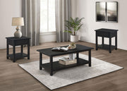 Tampa Furniture Outlet - Coaster - Payne 3-piece Coffee and 1-drawer End Table Set Java - 710568-S3