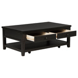 Concord 2-piece Coffee and End Table Set Distressed Java - Tampa Furniture Outlet